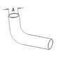 Upper Radiator hose Fits Massey Ferguson Tractor 3165 165 175 194734M1