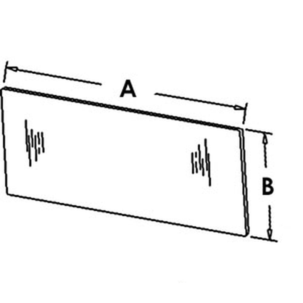 1981934C1 New Lower Rear Glass Fits Case-IH Tractor Models 5120 5130 5140 +