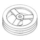 238967A2 Jackshaft Feeder Drive Pulley Fits Case IH Combine Models