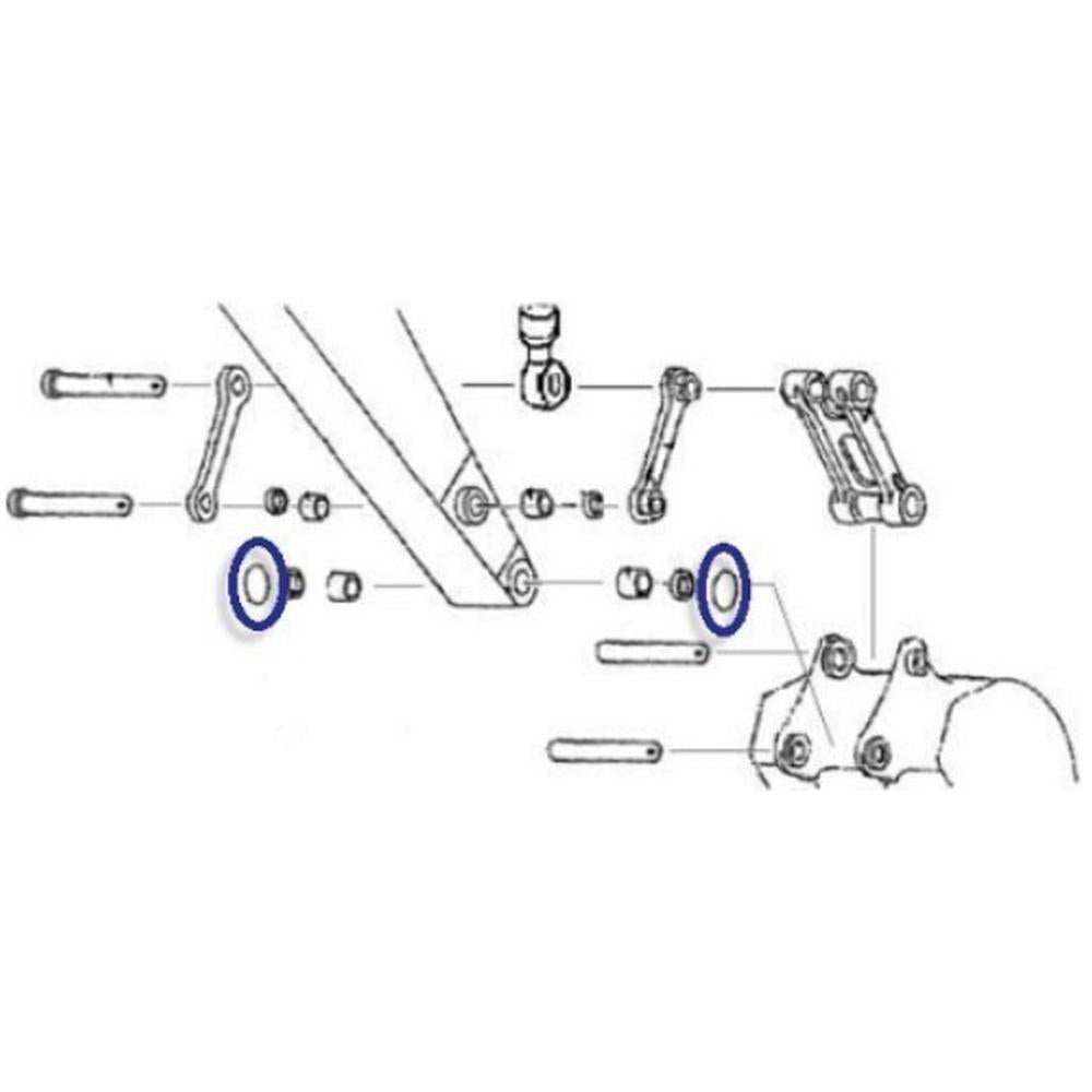 2445Z1136 Bucket Linkage O-Ring For Kobelco Excavator SK200