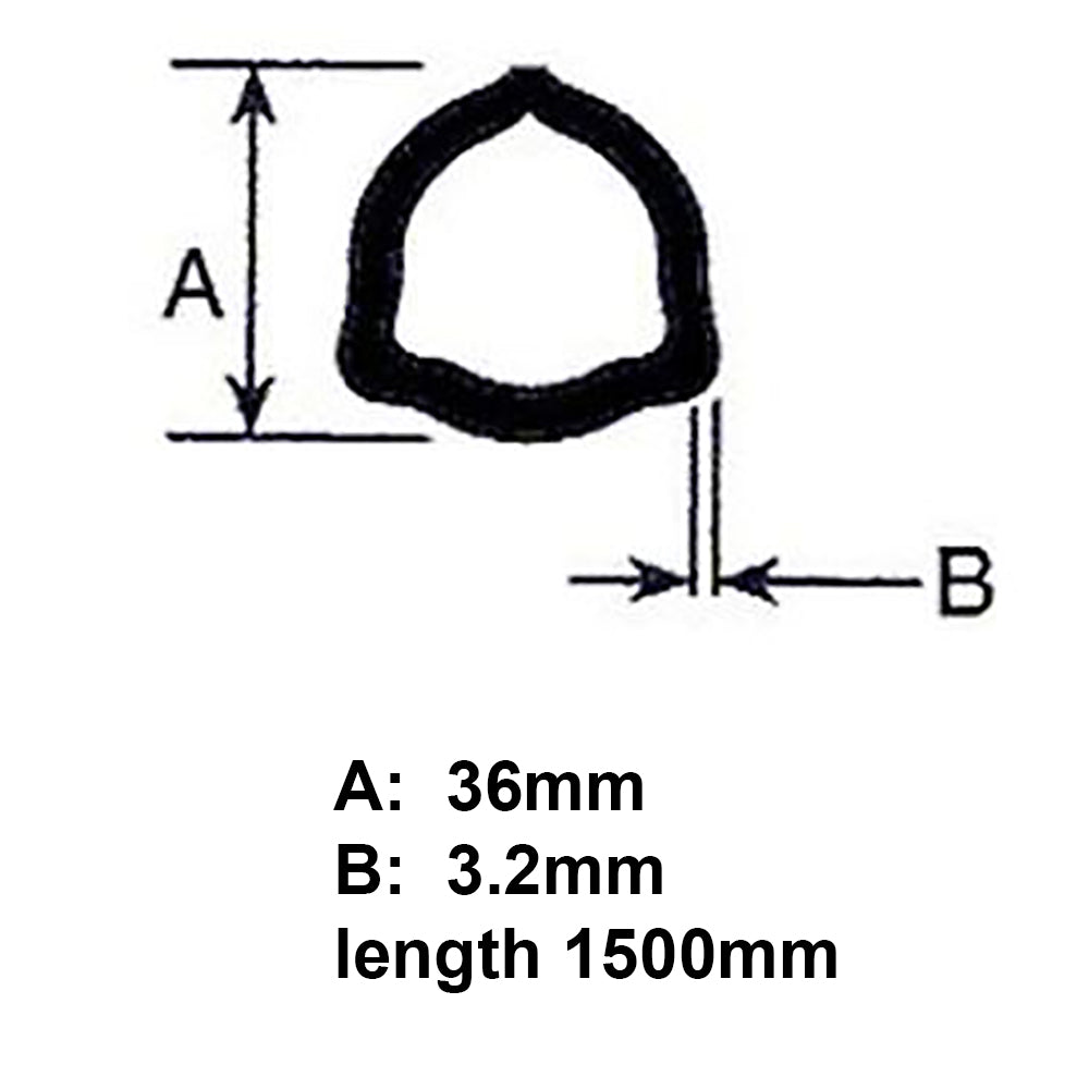 279601 Triangular Outer Profile Tube Fits Ford/New Holland Hay Tedder 158