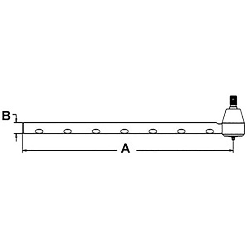 Tie Rod Fits International 484 3129378R1