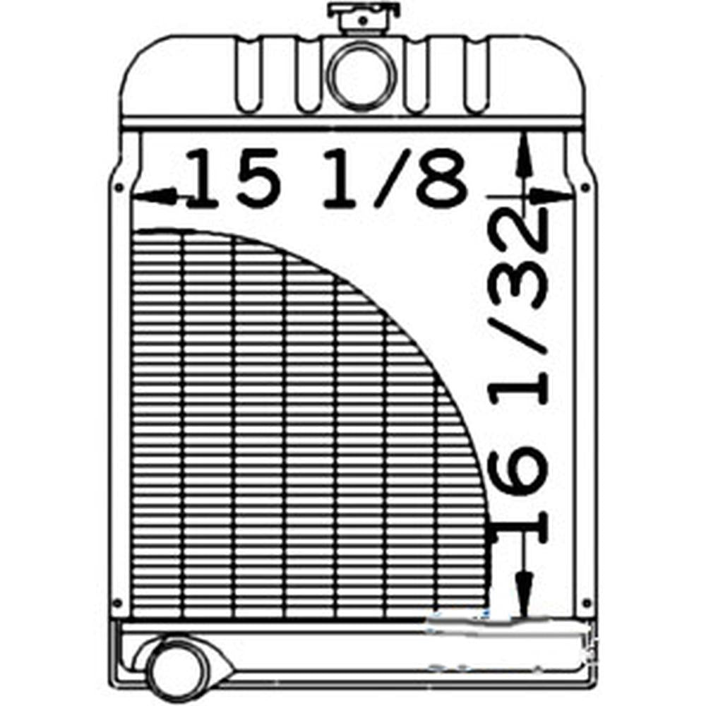 Radiator Fits International 140 369400R94