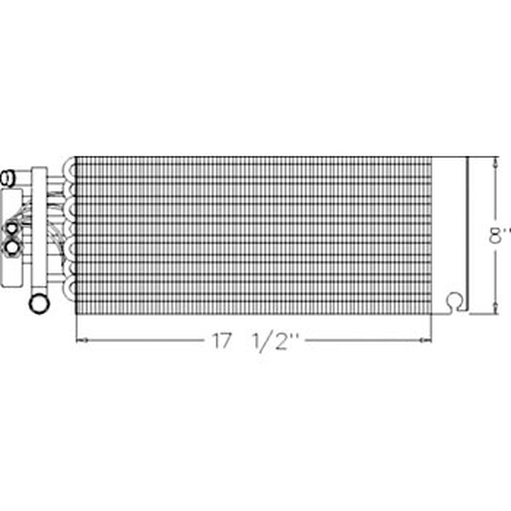 377560A1 New Evaporator Fits Case-IH Harvester Tractor Models 2366 2388