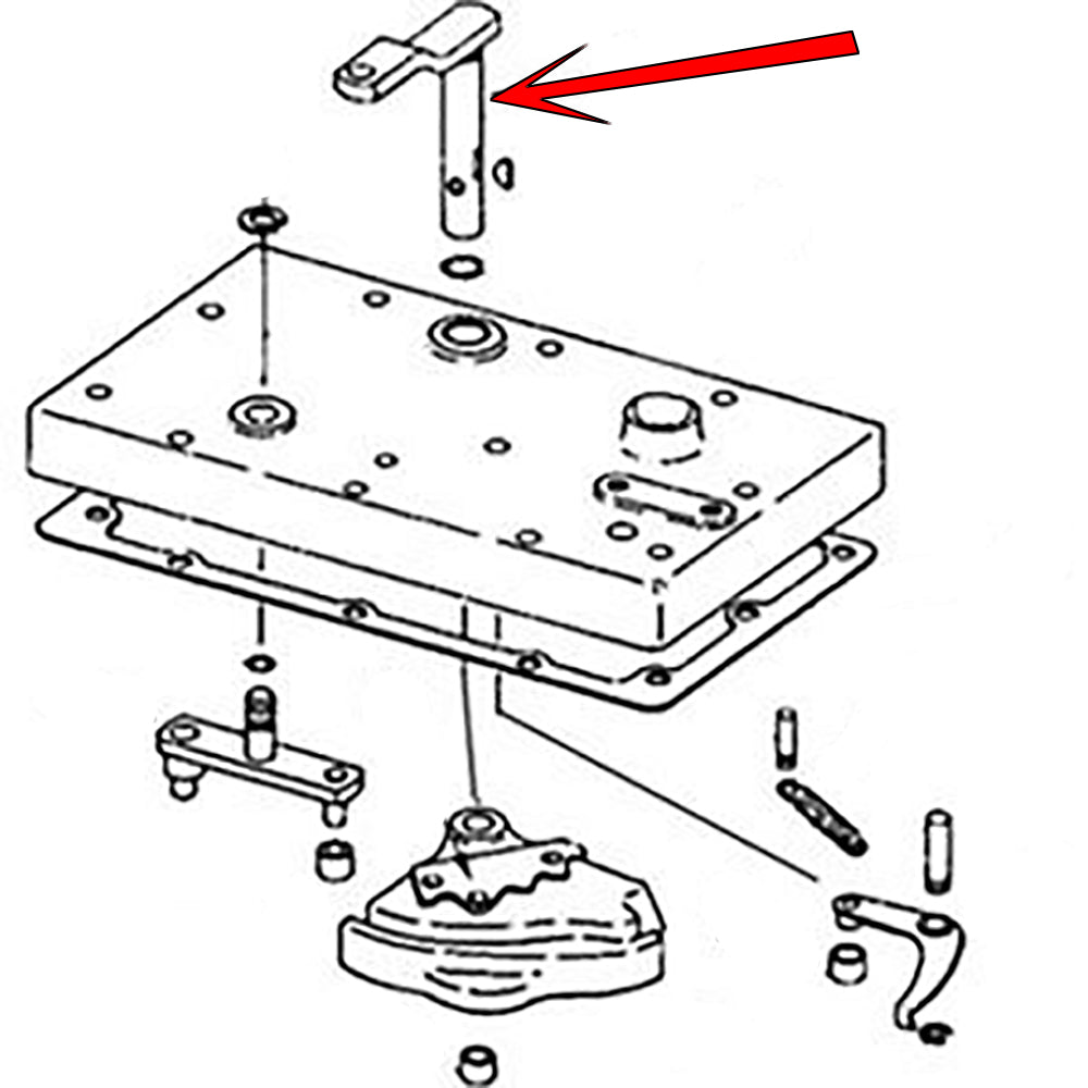 391018R1 Cam Pivot Shaft Fits Case-IH Tractor Models 706 806 1206
