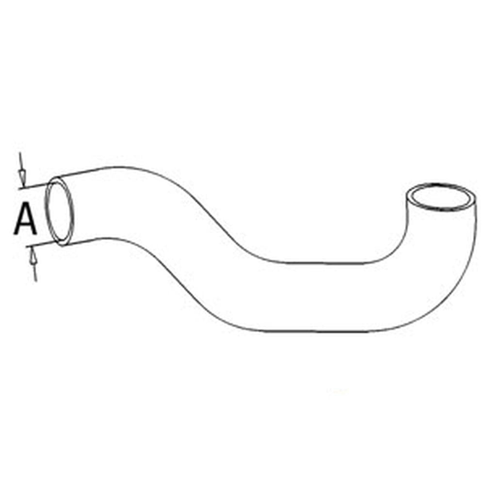 402346R1 Upper Radiator Hose Fits Case-IH Harvester Tractor Model 544