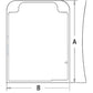 4651653 Front Upper Window Cab Glass Fits John Deere Hitachi Excavator