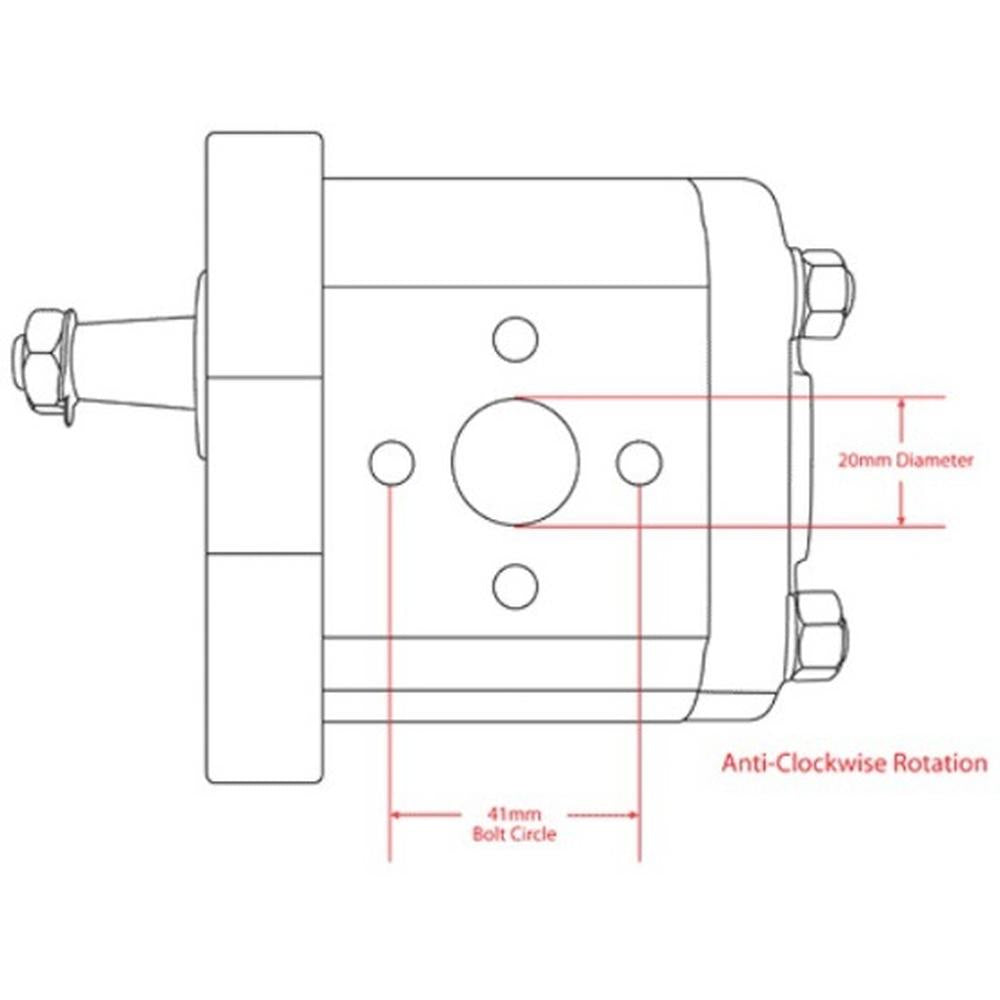 VPK1035 A42/L 1909916 5120850 Main Hydraulic Pump fits Fiat 100-90 110-90 4010