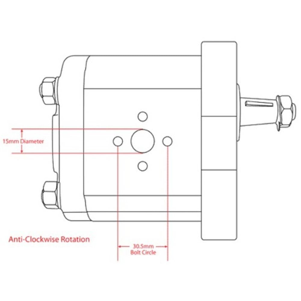 VPK1035 A42/L 1909916 5120850 Main Hydraulic Pump fits Fiat 100-90 110-90 4010