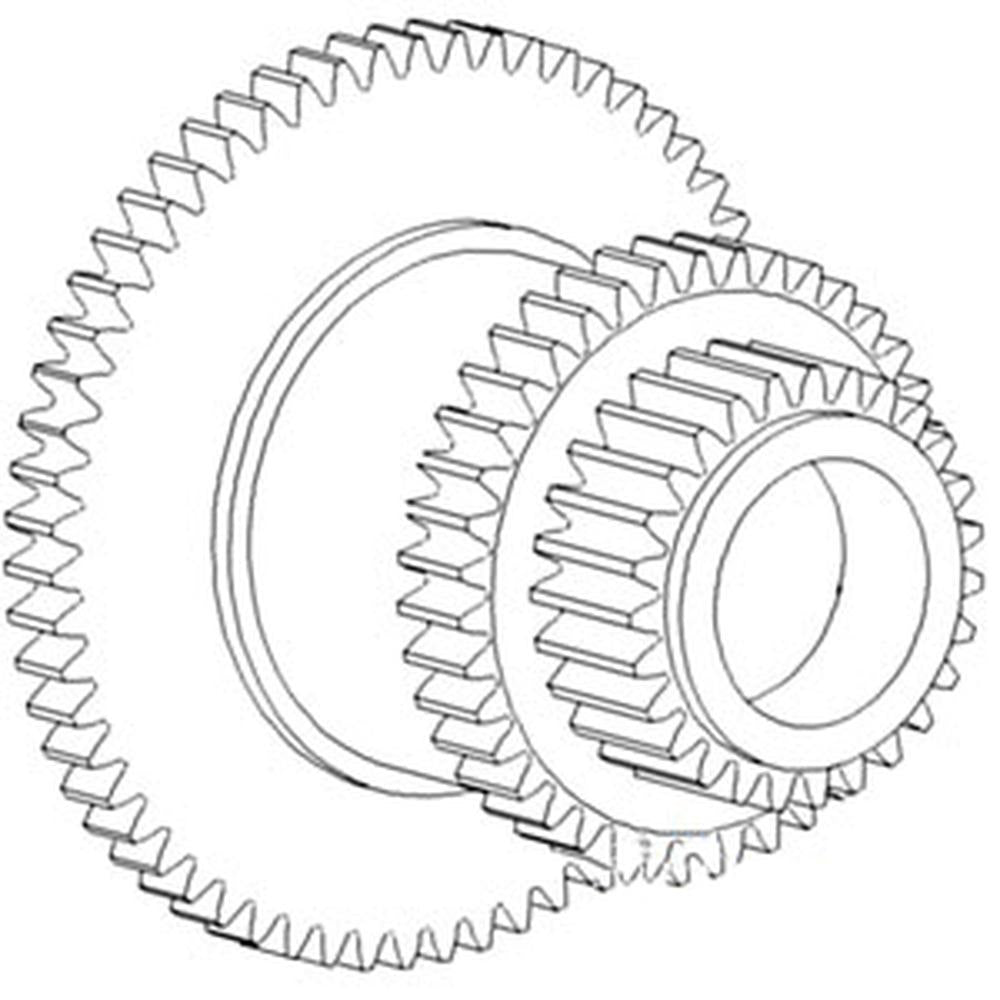 530699R1 New Cluster Gear Fits Case-IH Combine Models 915 1460 1470 1480 +