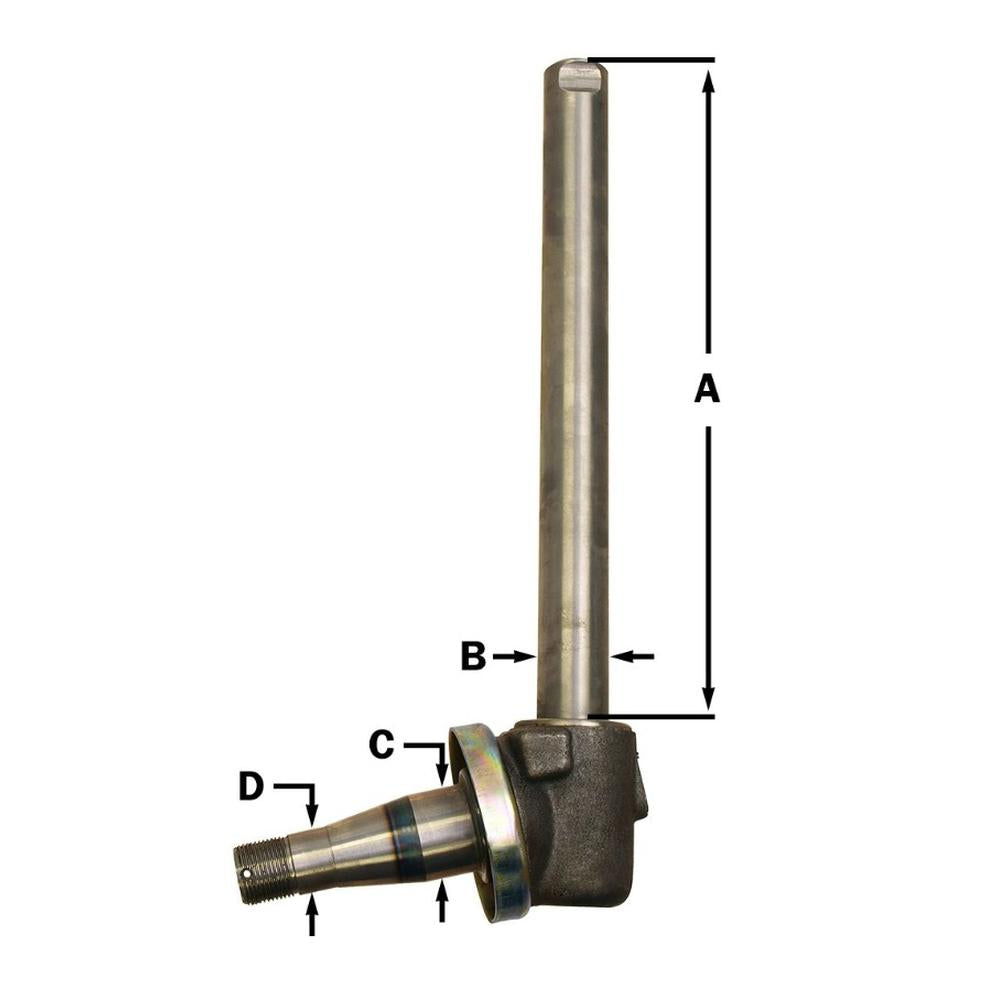 553312 Right Hand / Left Hand Spindle Fits Massey Ferguson 165 175 180 185 255