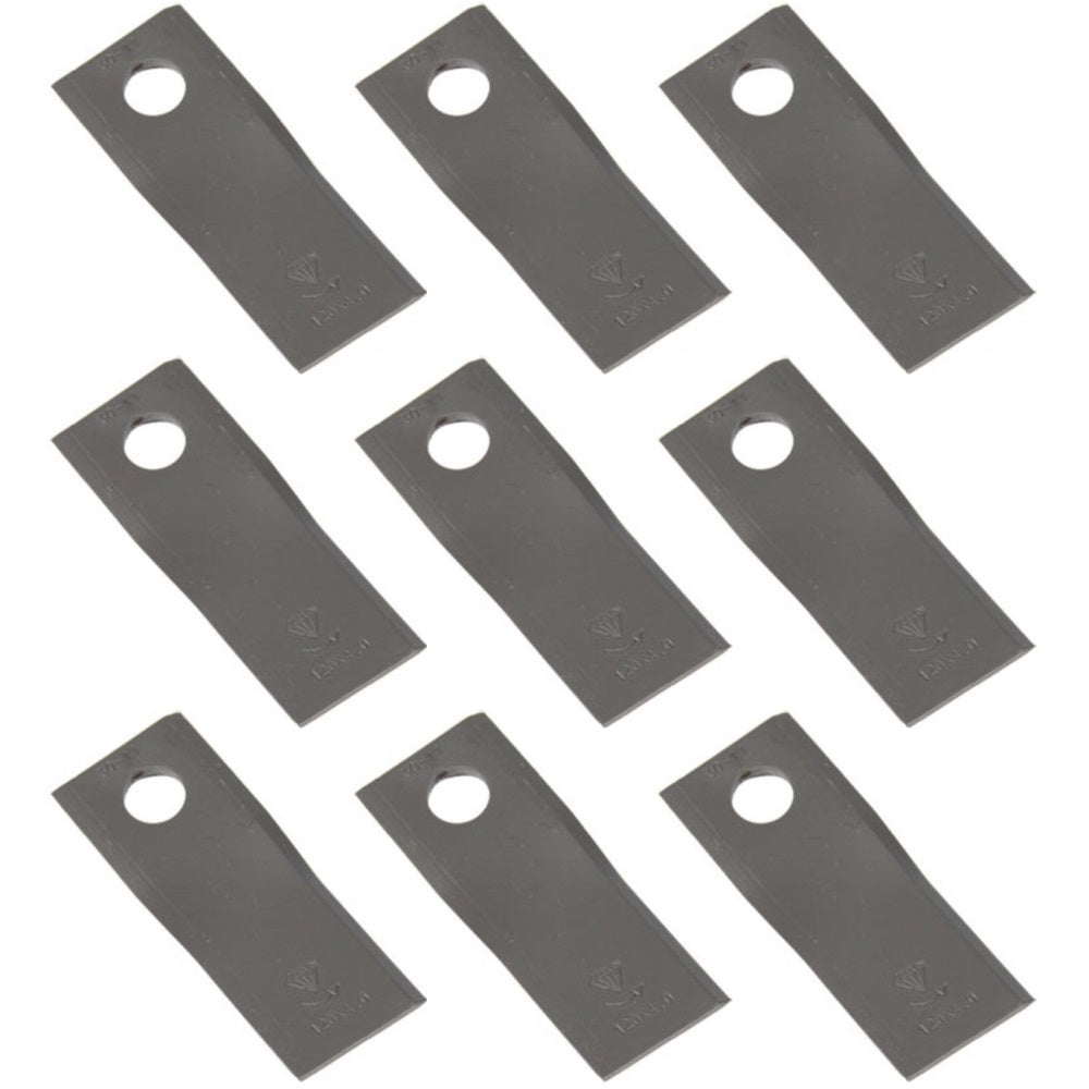 604658 Set of (25) LH Disc Mower Blades Fits Gehl Mower Models 1080 140 160