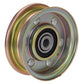 Flat Idler Pulley Fits Exmark 32-12.5K-5, 32-8.5B-5, V36-12.5K-5, V36-12.5KO-5