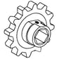 766379 New Combine Feeder Chain Sprocket Fits Ford CR9040 CR9060 CR9070 +