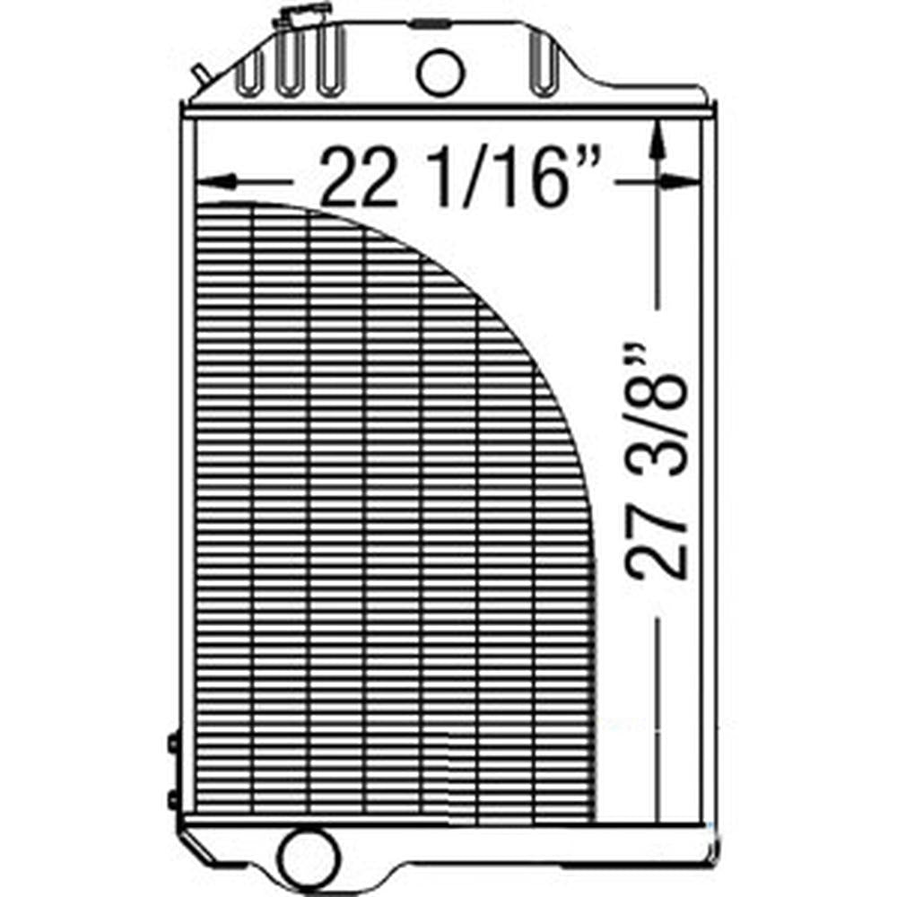 AR61879 AR60337 AR61878 New Radiator Fits John Deere Tractor 4430