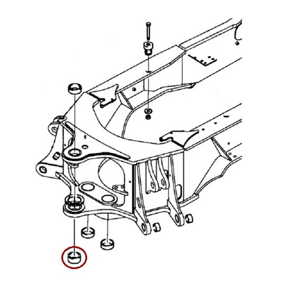 D151070 Lower Backhoe Frame Bushing Fits Case 580L 580SL 580M 580SM