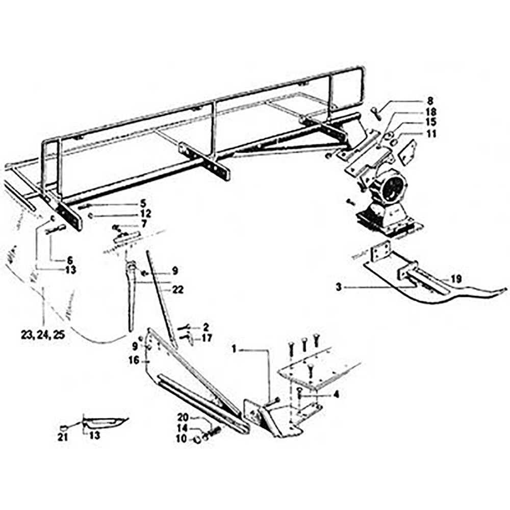 A-97884571 Disc Mower Curtain - Fits Vicon Disc Mowers CM240, CM247