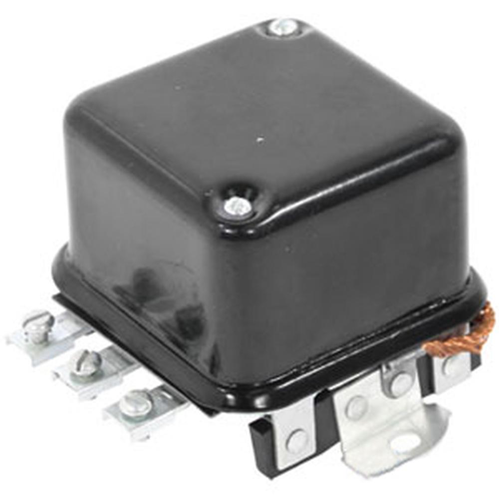 Voltage Regulator 12 Volt 4 Terminal Flat Mount Fits Massey Ferguson