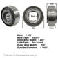 W208PPB5 W208PPB5-I Universal Heavy Disc Bearing Fits Several Models