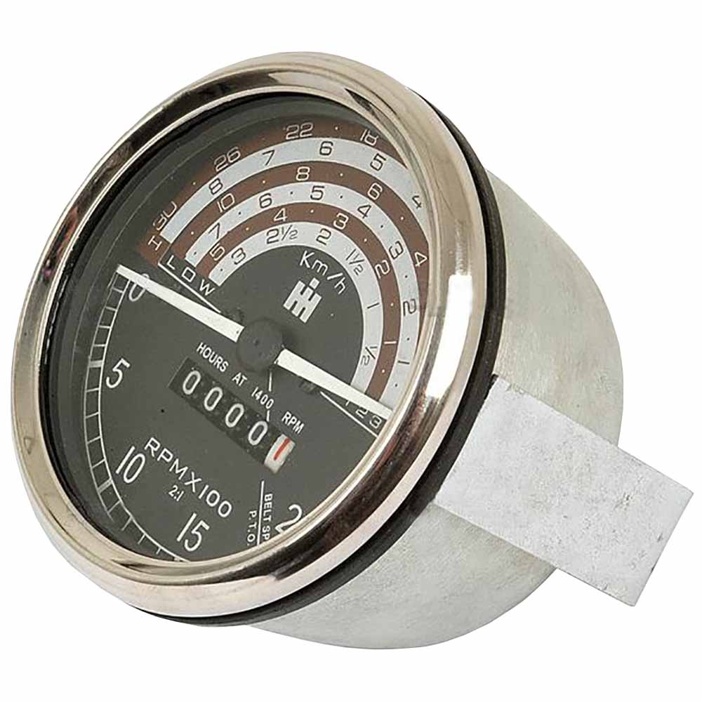 TACHOMETER KPH Fits International IH B250 B275 B414 276 354 434 444 80mm M12X