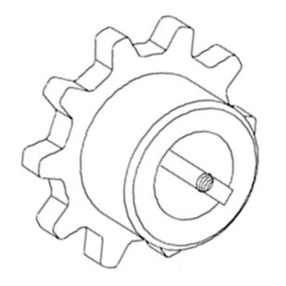 H159615 Sprocket Fits John Deere Combine Feeder Chain 9560STS 9570STS