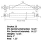 HCW-2028 New 2500 & 3000 PSI Double Acting Cylinder Fits Hercules Models