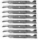 Set of (8) Lawn Mower Blades for 46" Cut Deck 12242- 532 40 53-80 405380 340-230