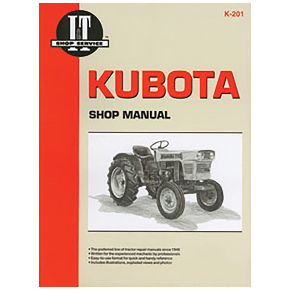 Shop Manual Collection I&T K-201 Fits Kubota L245 L260 L275 L285 L295 L305 L345