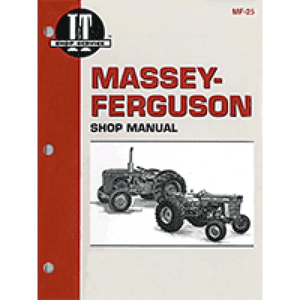 I&T Service Shop Manual MF-25 Fits Massey Ferguson Tractor 130 25