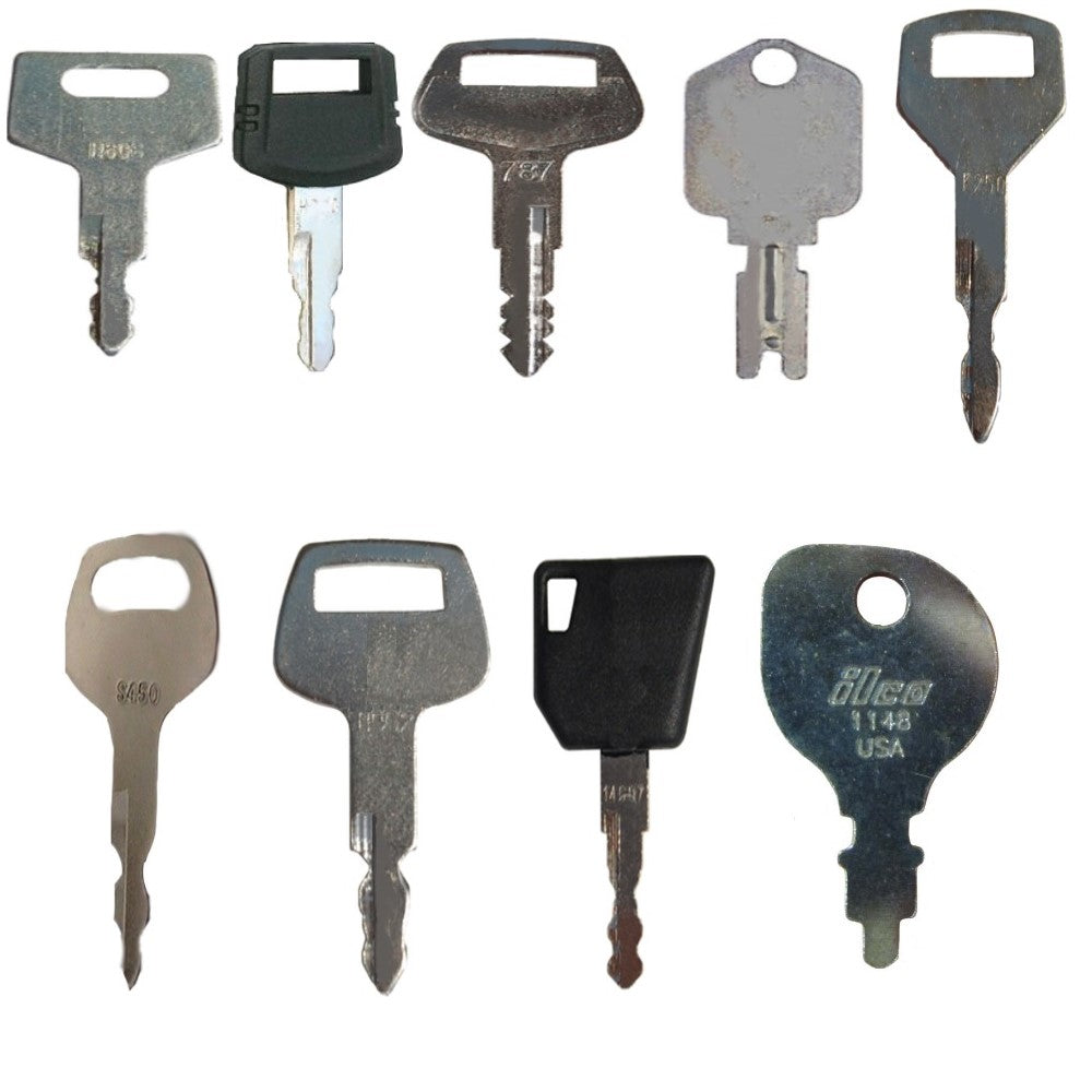 Set of 30 Keys For Heavy Equipment / Construction Ignitions