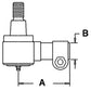 186796C1 Combine Power Steering Cylinder End Fits Case-IH 1420 +