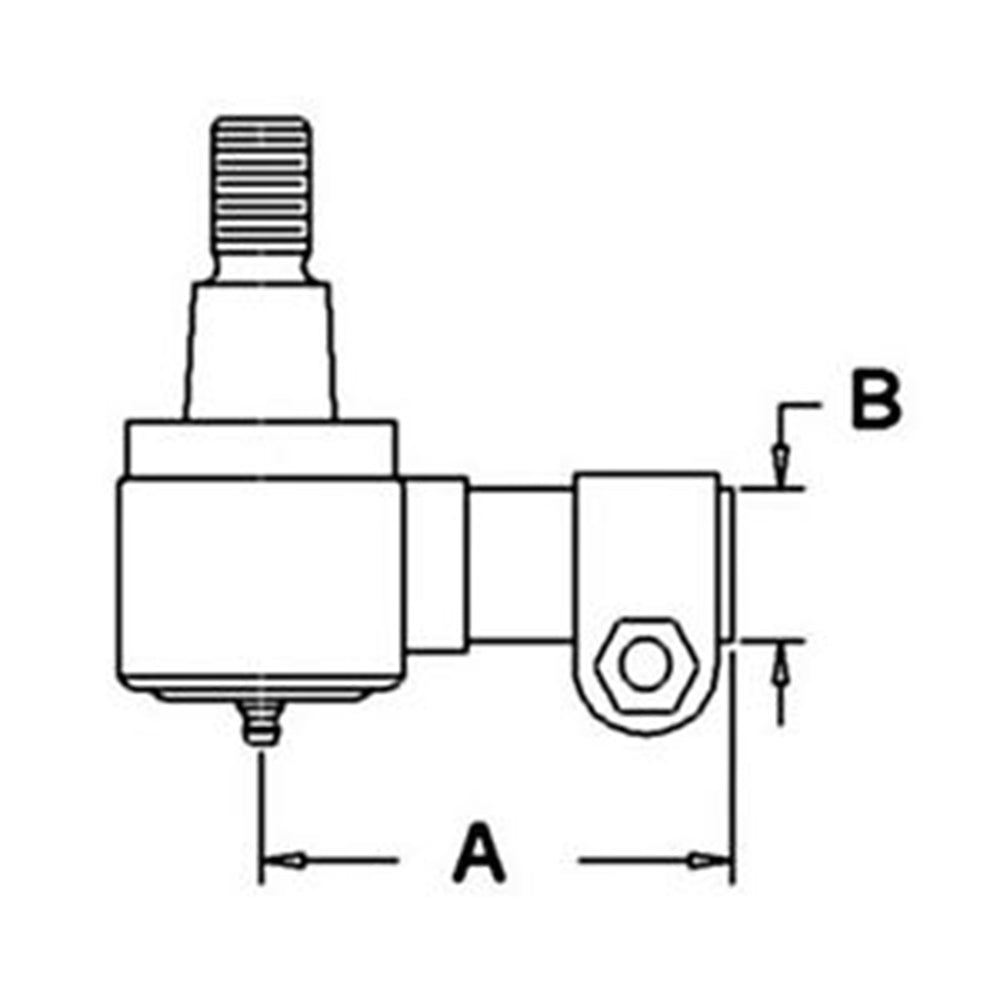 186796C1 Combine Power Steering Cylinder End Fits Case-IH 1420 +