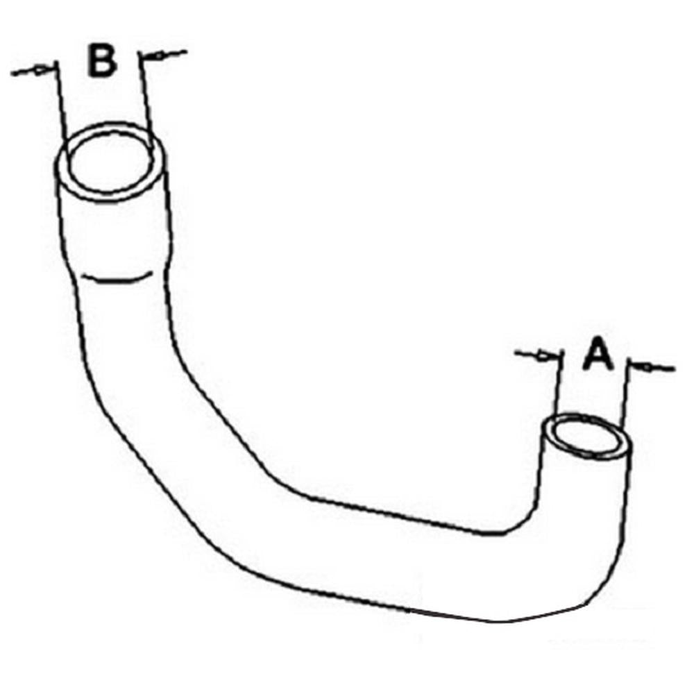 One New Aftermarket Lower Radiator Hose Fits Ford 1910 SBA310160850