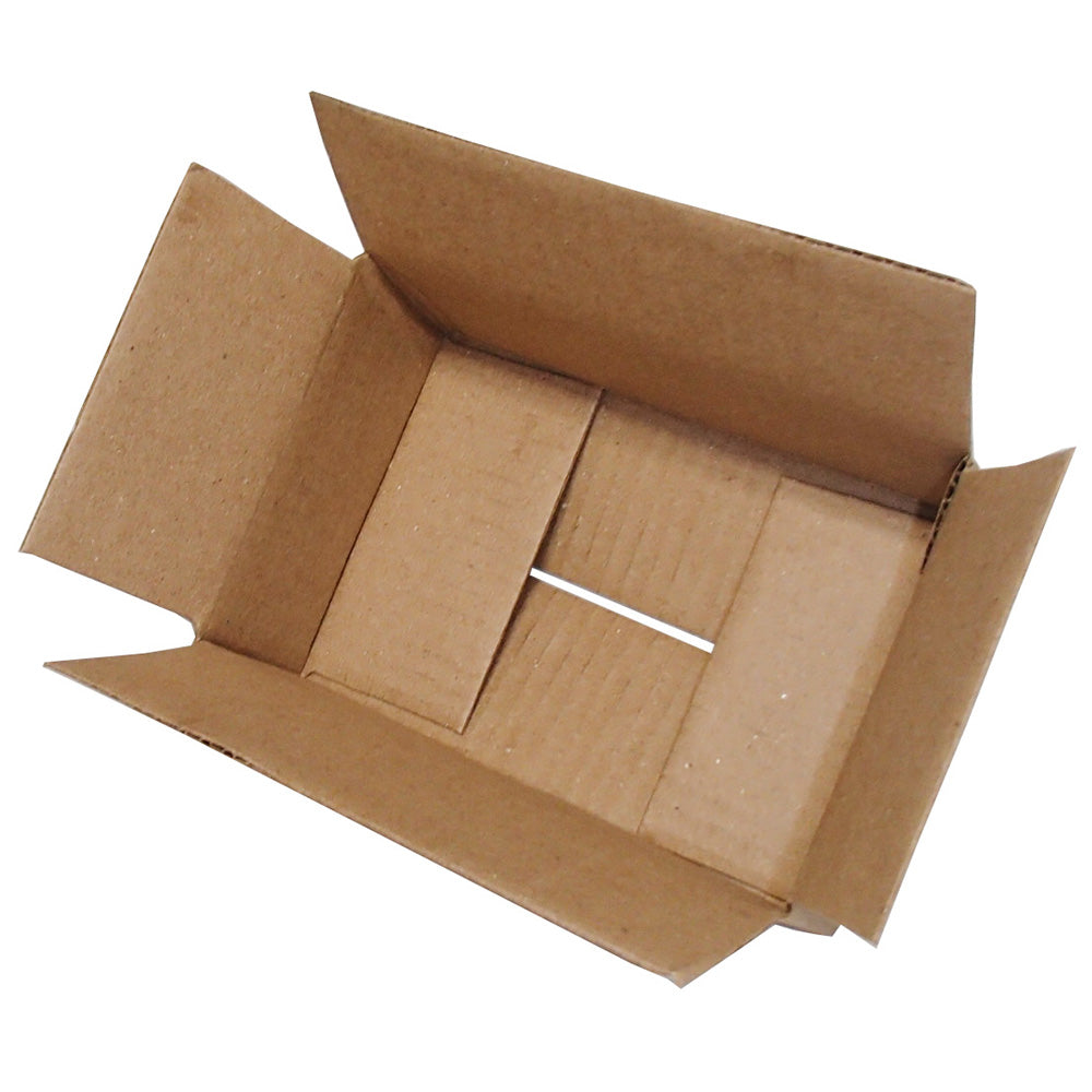 75 Pack of 6x4x2 Cardboard Box Packing Mailing Shipping Corrugated