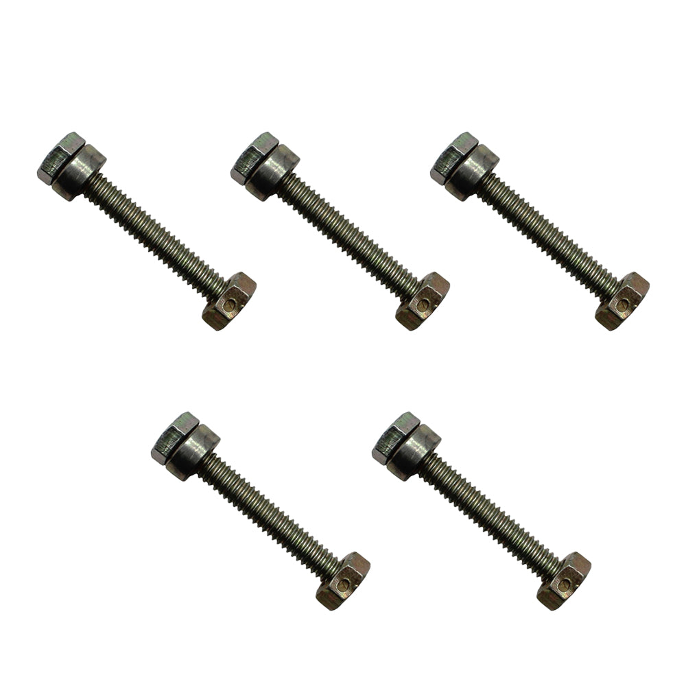 (5) Snowblower Shear Pins Nuts w/ Spacers Fits AYP Sears 9524MA Length 1-3/4