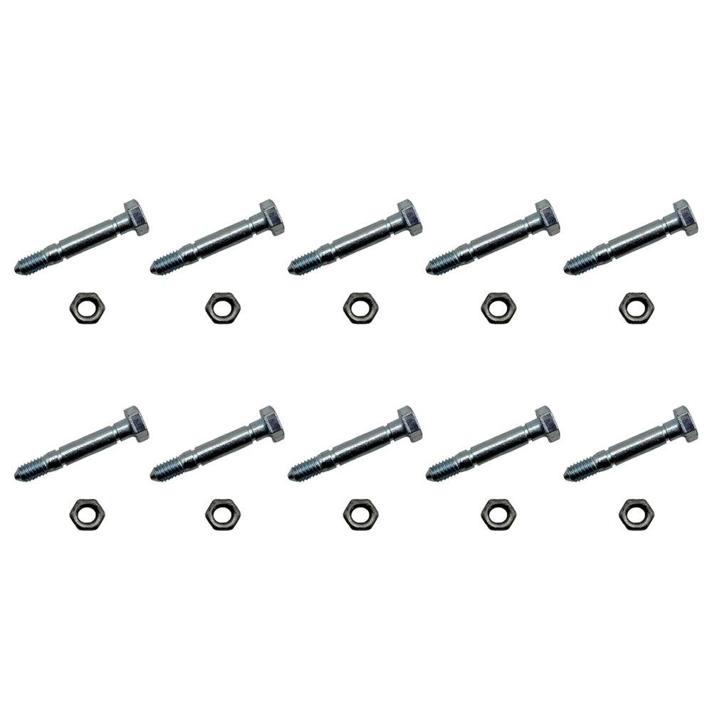 10 Pack Shear Pins Bolts Fits Ariens 2 Stage Snow Thrower Auger 510015 51001500