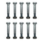 (Pack of 10) Shear Pin Bolt & Nut for Oregon 80-740, 80740 & Rotary 916 Auger