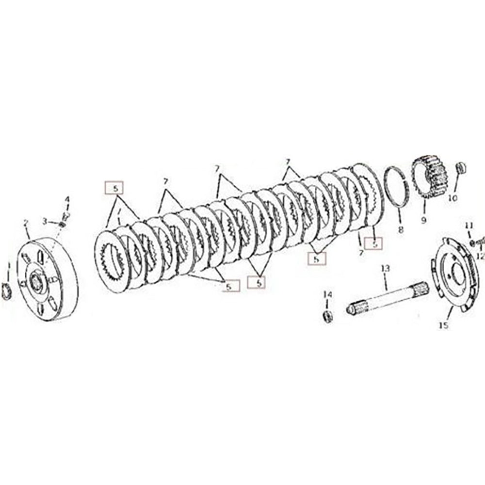 Steering Clutch Disc Fits John Deere 450B 450 T20716