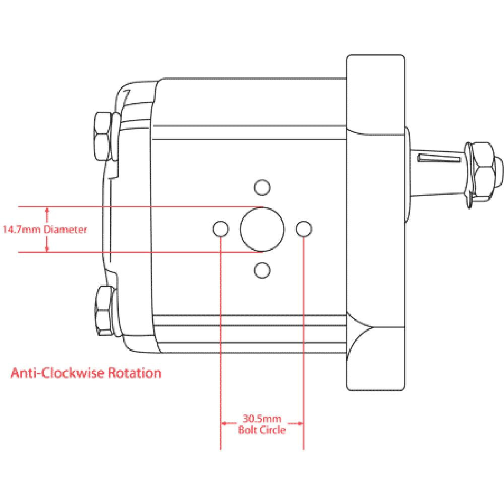 CCW Hydraulic Pump for Long Tractor 2360 2460 2510 2610 680