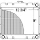 2455004 Radiator 4x2 6x4 Trailgator Fits Gator 6x4 Green Trail Worksite Fits JD