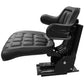 WF222BL Black Flip Up Seat -Full Suspension - Slide Tracks Fits Various Brands